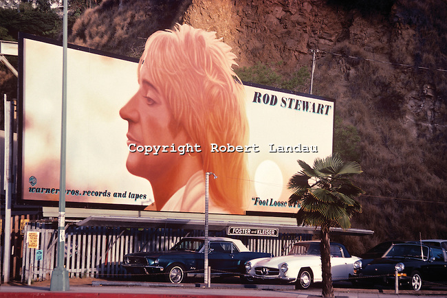 Rock N Roll Billboards Of The Sunset Strip Smiler Rod Stewart Fanclub 
