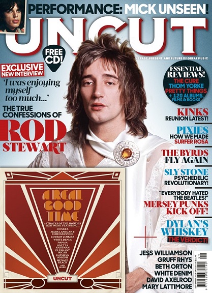 Uncut Magazine September Issue Smiler Rod Stewart Fanclub